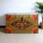 Large Retro Distressed Solid Wood Accent Trunk