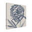 «Indigo Floral on Linen II» par Vision Studio - impression sur toile-926066901