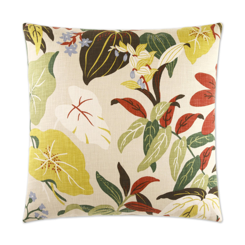 Fabriano Square Pillow Cover & Insert, Natural, 24"H x 24"W