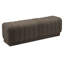 Repose-pieds rembourré en tissu Heathrow Boucle-86381099