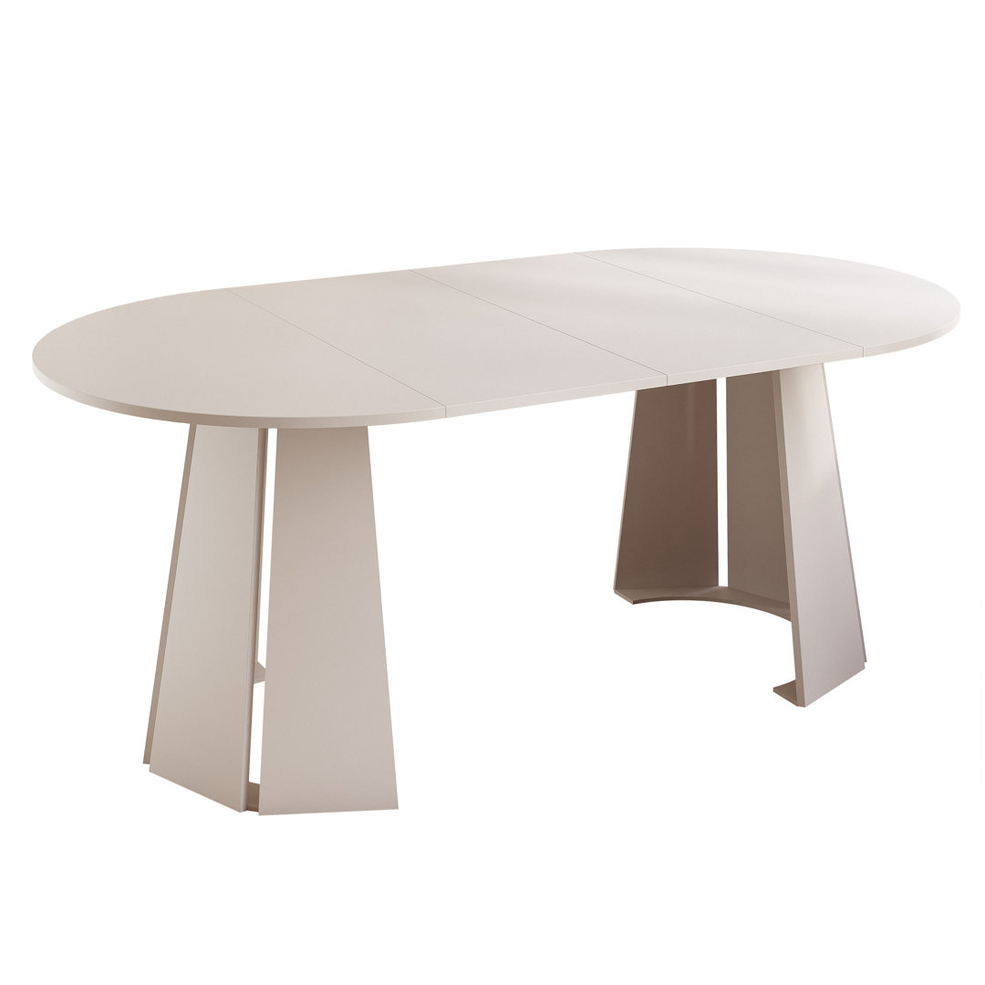 Extendable Round Dining Table