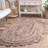Rubenstein Hand Woven Jute, Cotton Abstract Rug-1709318611