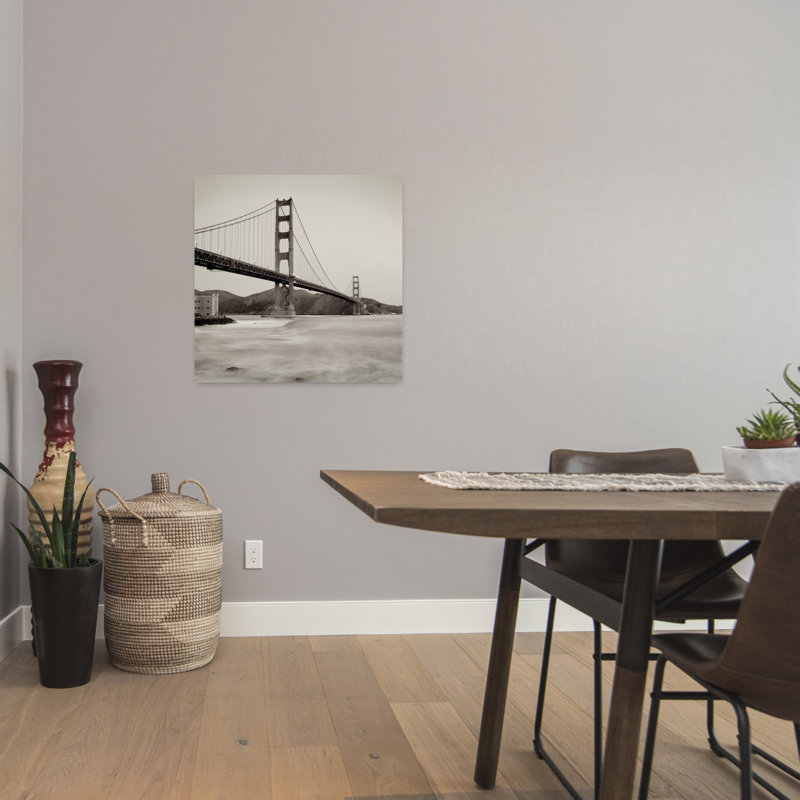 Golden Gate Bridge 34, art de l'architecture contemporaine, H 24 po x l 24 po