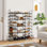 46 Pair Stackable Shoe Rack
