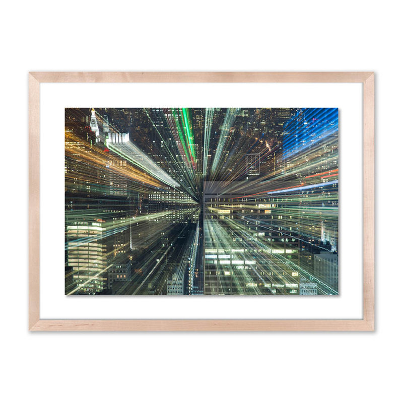 Zoom II Print by Jakob Wagner, Natural, 18" H x 24" W x 1.5" D