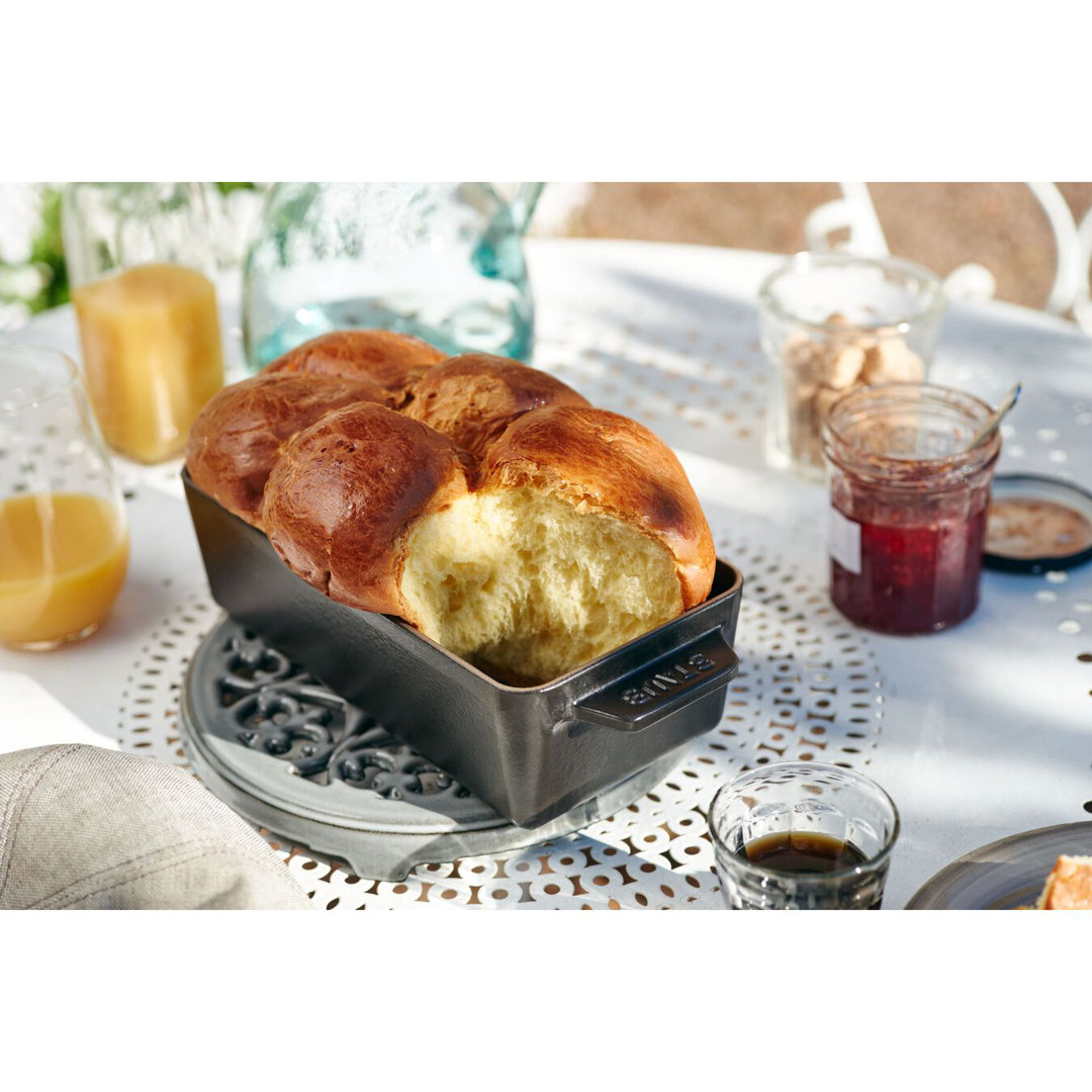 Staub Cast Iron 12.75-inch x 5.25-inch Loaf Pan - Matte Black Staub