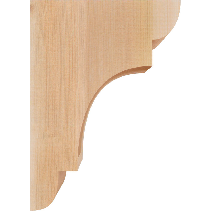New Brighton Corbel, H 14 po x l 3,5 po x P 10 po, Cèdre rouge, Lisse