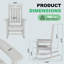 Ensemble de 2 chaises berçantes d'extérieur-628964550