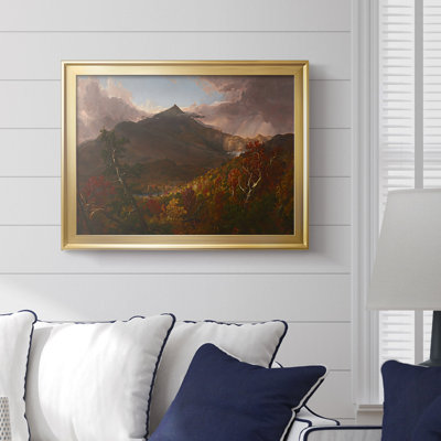 The Notch of the White Mountains (Crawford Notch)-Thomas Cole-Framed Gallery Wrapped Canvas-1839
