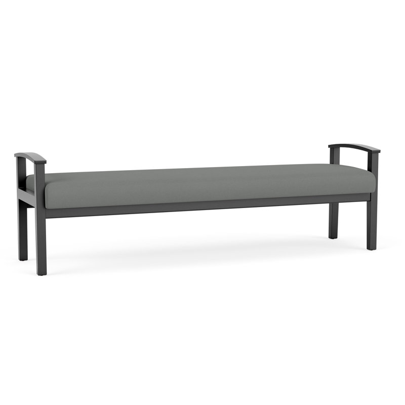 Banc en bois massif Amherst, Noir, Journée portes ouvertes sur l'astéroide