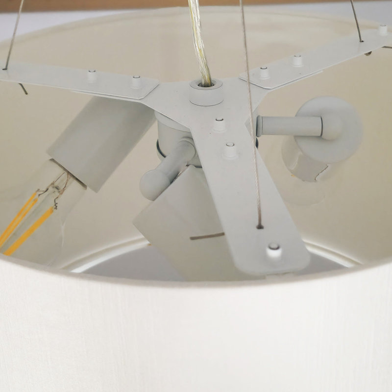 Pearce Pendant, 3 Lights, 85" H x 14" W x 14" D