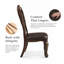Chaise d'appoint rembourrée Melina