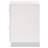 White High Gloss 2-Drawer Nightstand