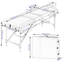 206cm Rectangular Adjustable Folding Table
