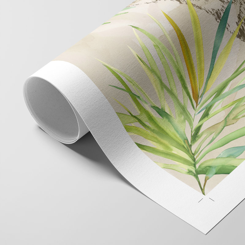 Boho Jungle Cat I - Impression sur toile seulement - NON CADRE, H 60 po x l 40 po