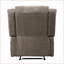 Fauteuils inclinables | Fauteuil inclinable électrique moderne en bois de chenille brun noyer | Noyer brun | Bois massif, contreplaqué