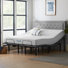 Matelas en mousse viscoélastique imprégnée de gel de 10 po et base réglable Lucid Comfort