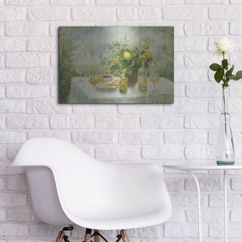 «Tuscan Table» par Danhui Nai, art mural en métal