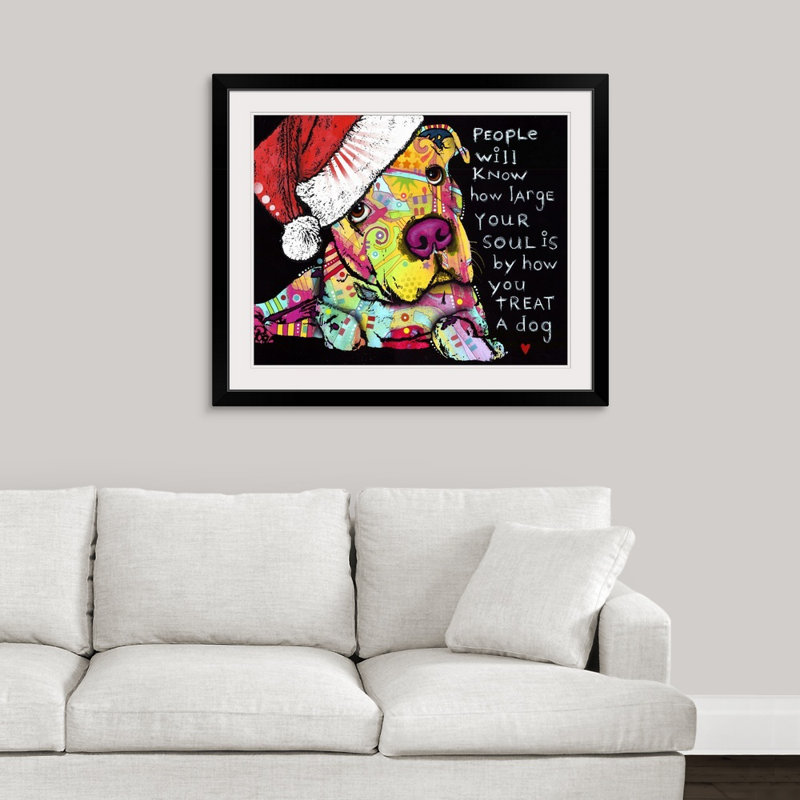 « firu christmas », reproduction, Cadre noir, H 24 po x l 28 po x P 1 po