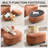 Oversized Verona With Ottoman, Wide Chaise Lounge Chair Indoor, Modern Armchair With Pillow, Chenille Comfy Chairs For Bedroom, Living Room-124346179
