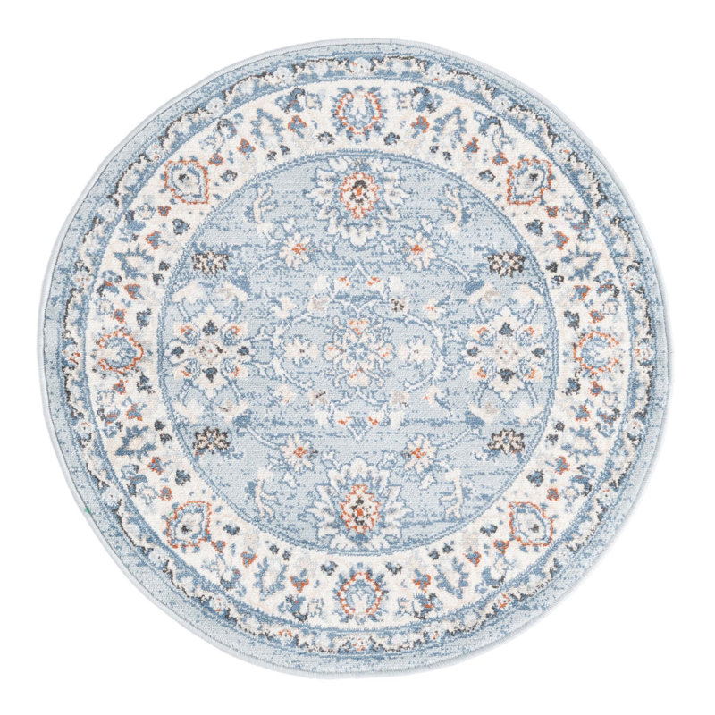 Arends Floral Indoor Rug, Round 3'1"