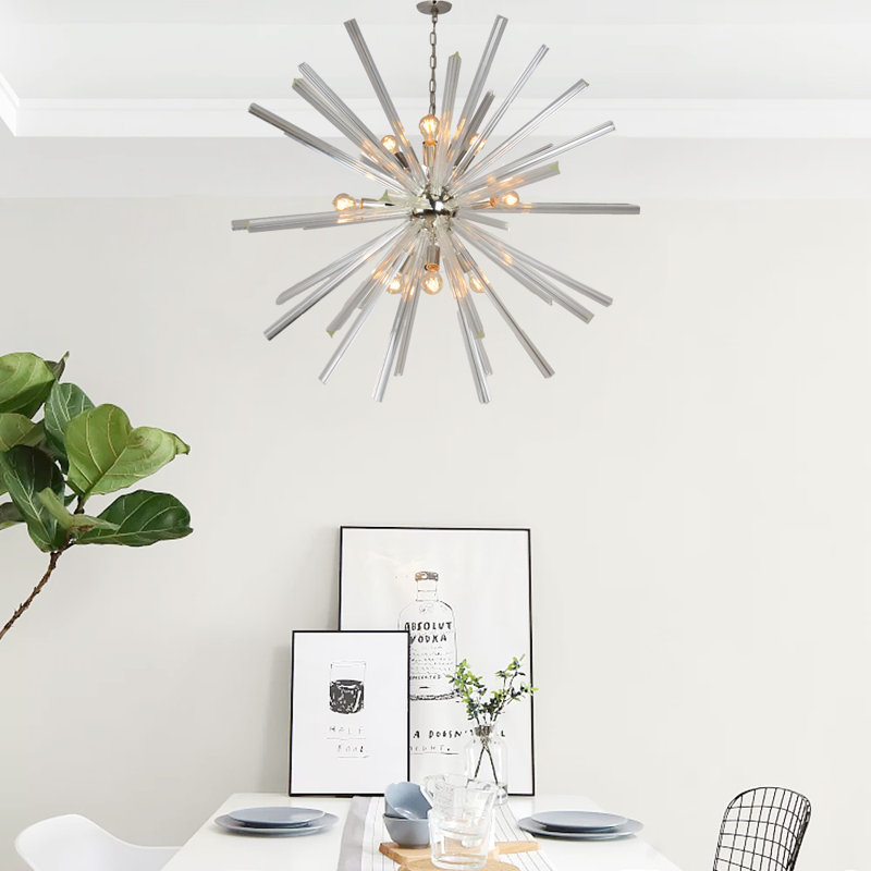 Lustre sphérique spoutnik de luxe à 9 lumières Baskerville