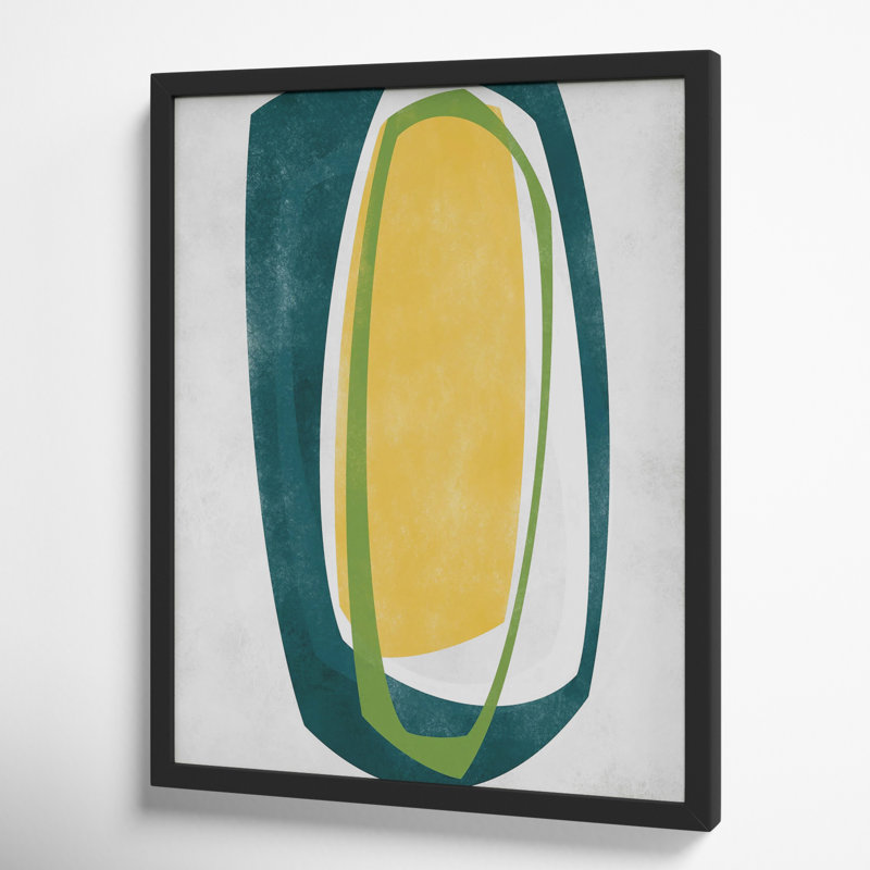Orbit 11 by Jacques Pilon, Black Framed, 20" H x 16" W