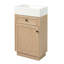 Meuble-lavabo 18,5 po avec lavabo réversible en résine