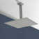 1-Spray Patterns With 2.5 GPM 9.84 In. Ceiling Mount Fixed Shower Head In Brushed Nickel