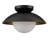 autical Modern Ceiling Light Flush Mount with Milky White Globe-113660521