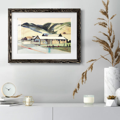 Méandre encadré sur toile