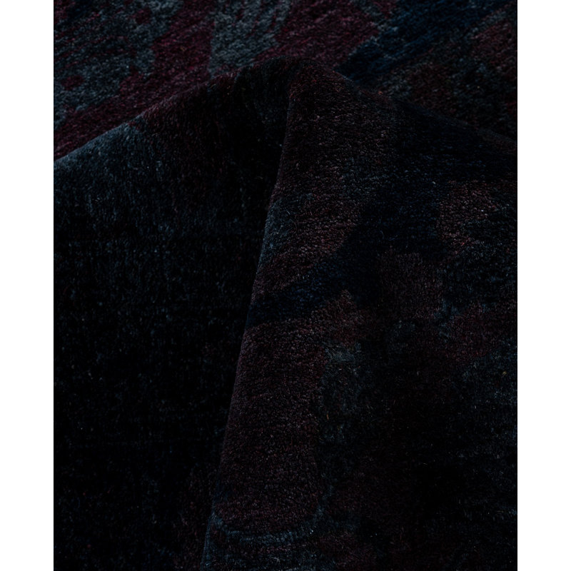 Overdyed One-of-a-Kind 9' 1" X 12' 4" Hand Knotted Area Rug