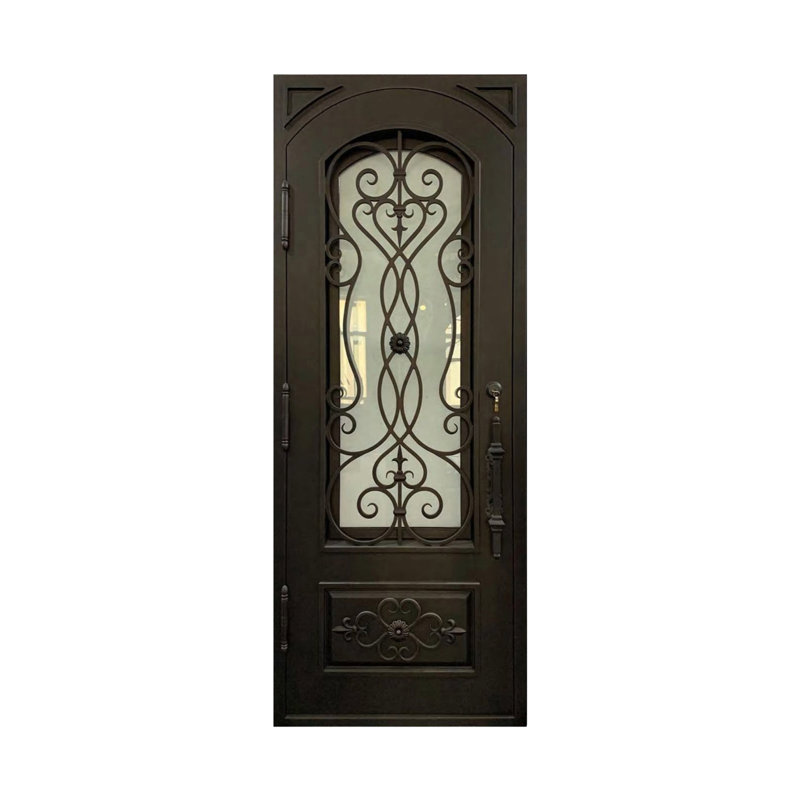 Seville Single Iron Front Door, 37" W x 81" H