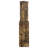 Belvedere 5-Shelf Home Bar Table Wine Storage Rustic Nutmeg