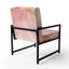 Fauteuil d'appoint rembourré à formes géométriques Tender-1581844332