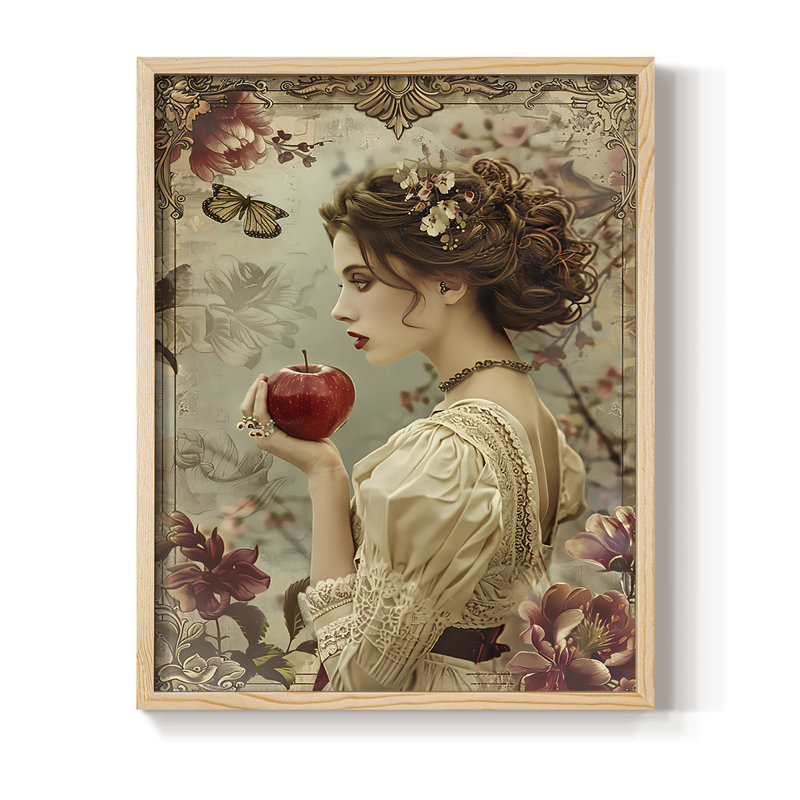 Reproduction encadrée WOMEN Series CECLXV III - bois massif