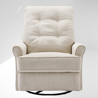 Upholstered Swivel Recliner