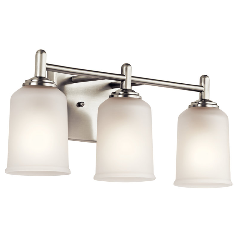 Hopedale 3 - Light Vanity Light, Brushed Nickel