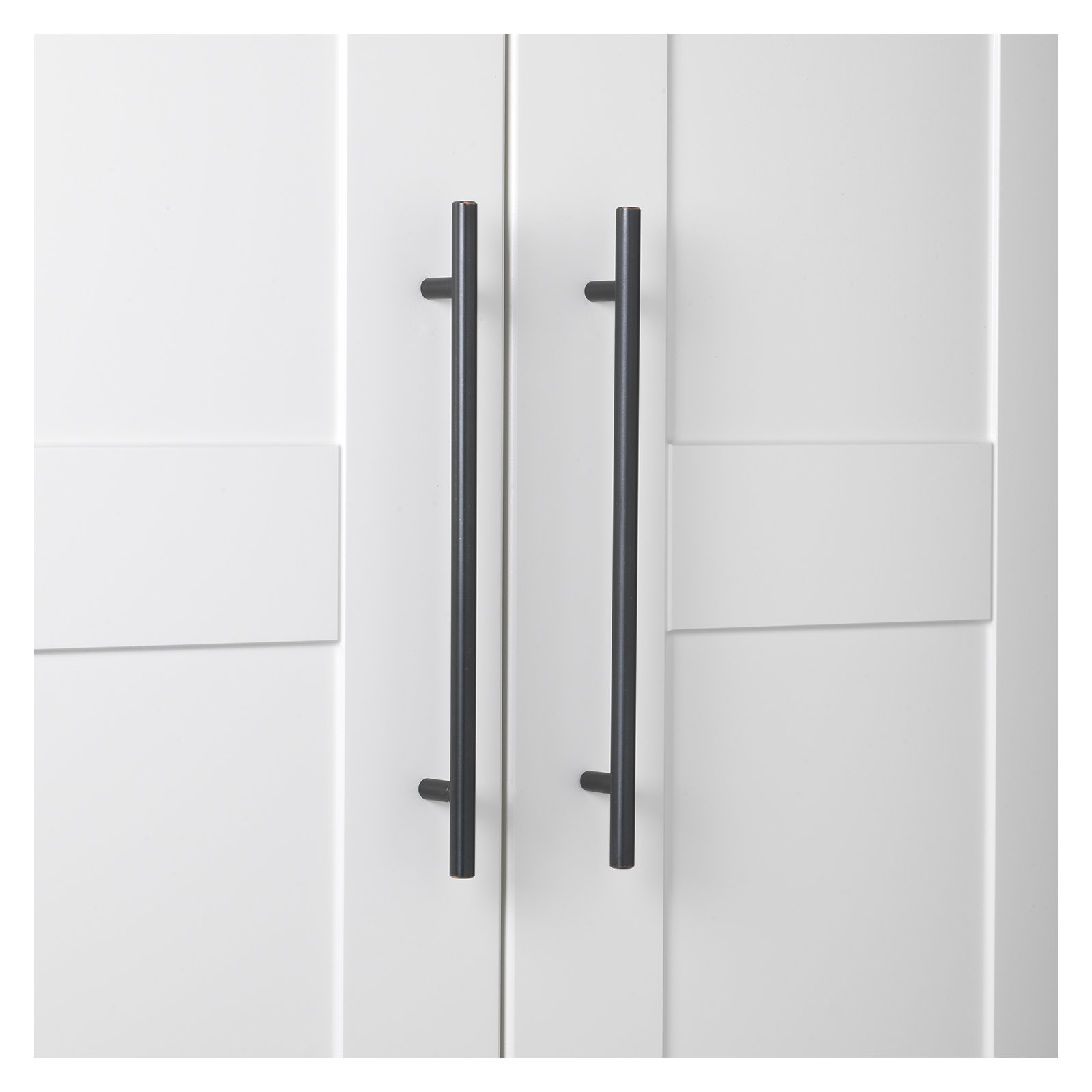 Roman Modern Bar Pull, Oil Rubbed Bronze, 8.8125"