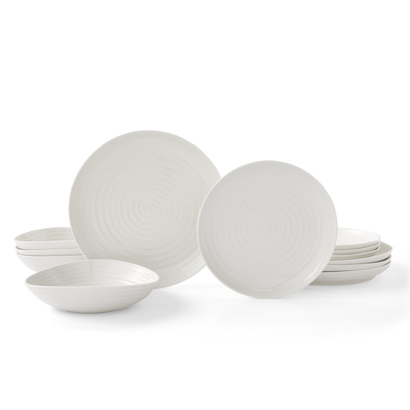 Sophie Conran, White - 12 Piece Dinnerware Set, Service for 4
