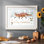 Woodland Christmas Collection A, reproduction encadrée sur papier