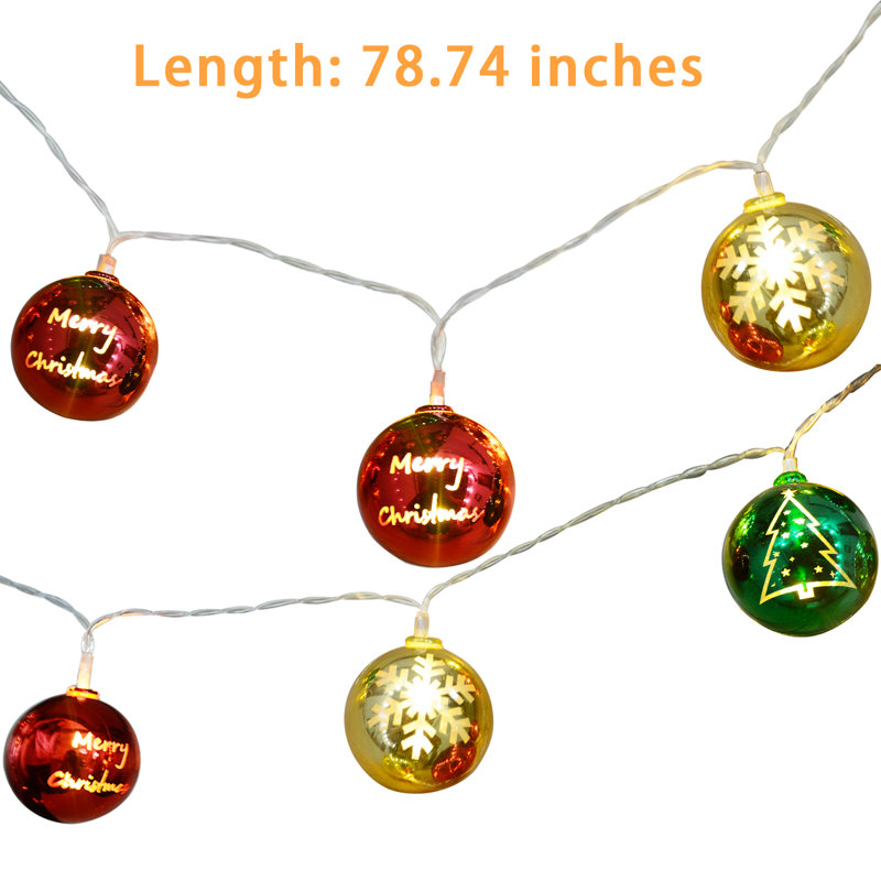 Jelyssa Indoor 20 - Bulb 119'' Battery Powered LED Novelty String Light