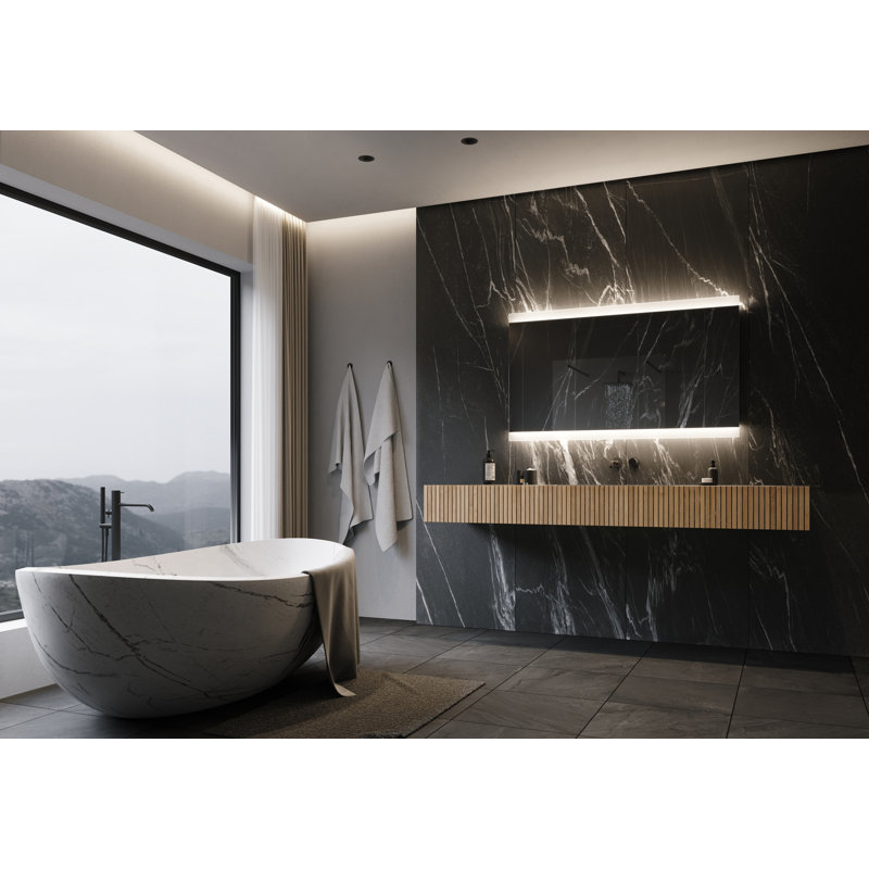 Miroir de salle de bain/meuble-lavabo rétro-éclairé Taoran