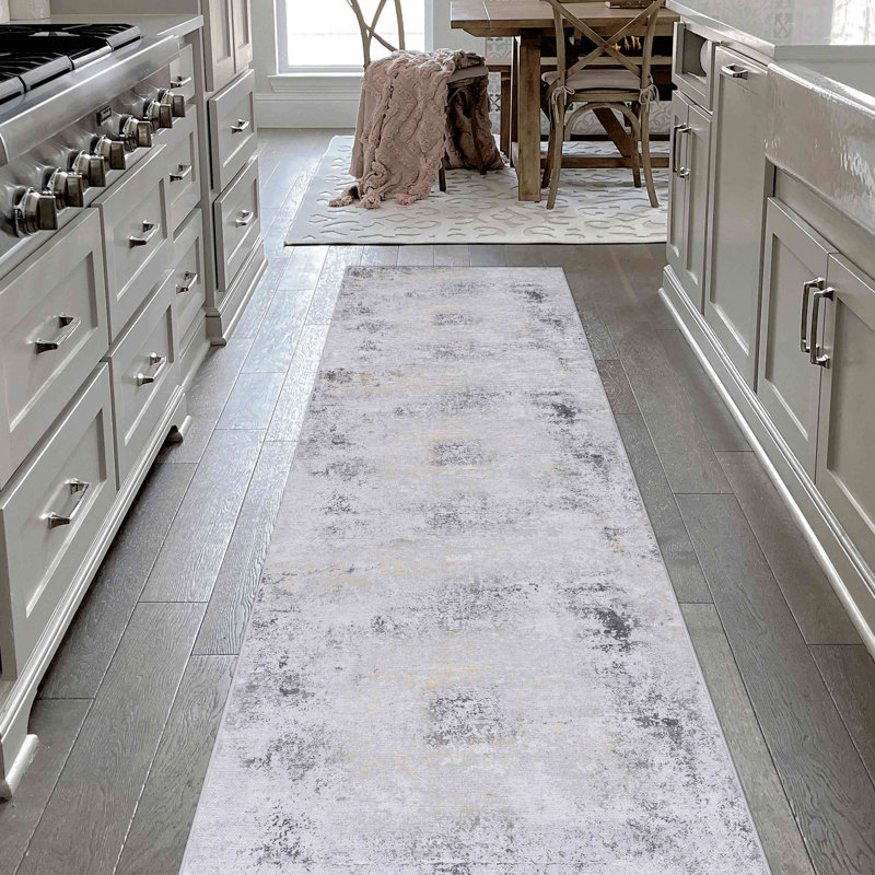 Runner, Washable Rug, Low-Pile, Non-Slip, Non-Shedding, Foldable, Kid & Pet Friendly - Area Rugs For Living Room, Bedroom, Kitchen, Dining Room Rug