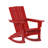 Beauton Commercial All-Weather Rocking Adirondack Chair with Swiveling Cupholder-1377591828