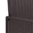 vidaXL Garden Dining Set 15 pcs Brown Polt rattan-1111229669-1111229665