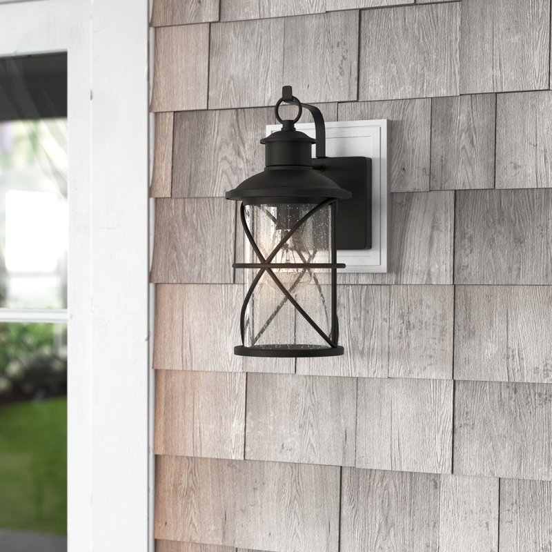 Alyvia Steel Wall Light, 13.75" H x 6.50" W x 8.25" D