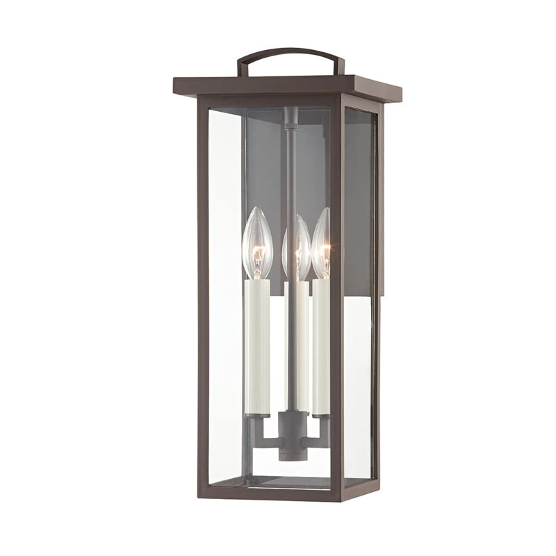 Brookstead Wall Light, Textured Bronze, 18" H x 7.5" W x 7.5" D