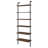 Itxel 31-Inch 6-Shelf Wall Bookshelf Walnut