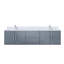Ensemble de meuble-lavabo double mural 72 "Geneva-87286012-112899422